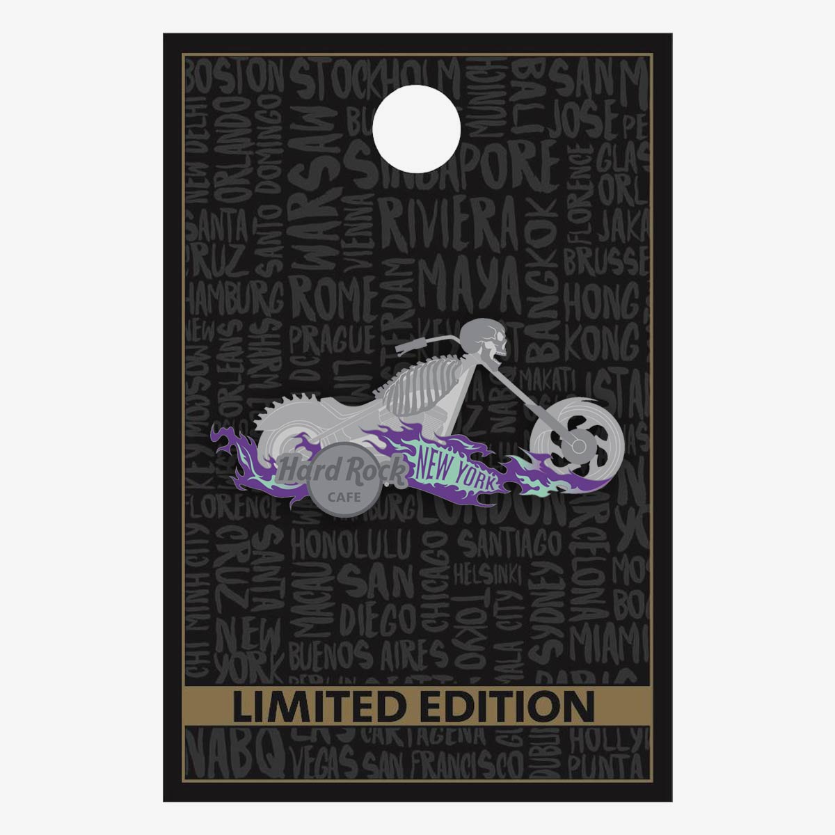Limited Edition 3D Chopper Bike Pin Series image number 2